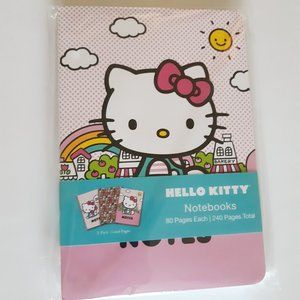 Hello Kitty Notebooks Pack of 3